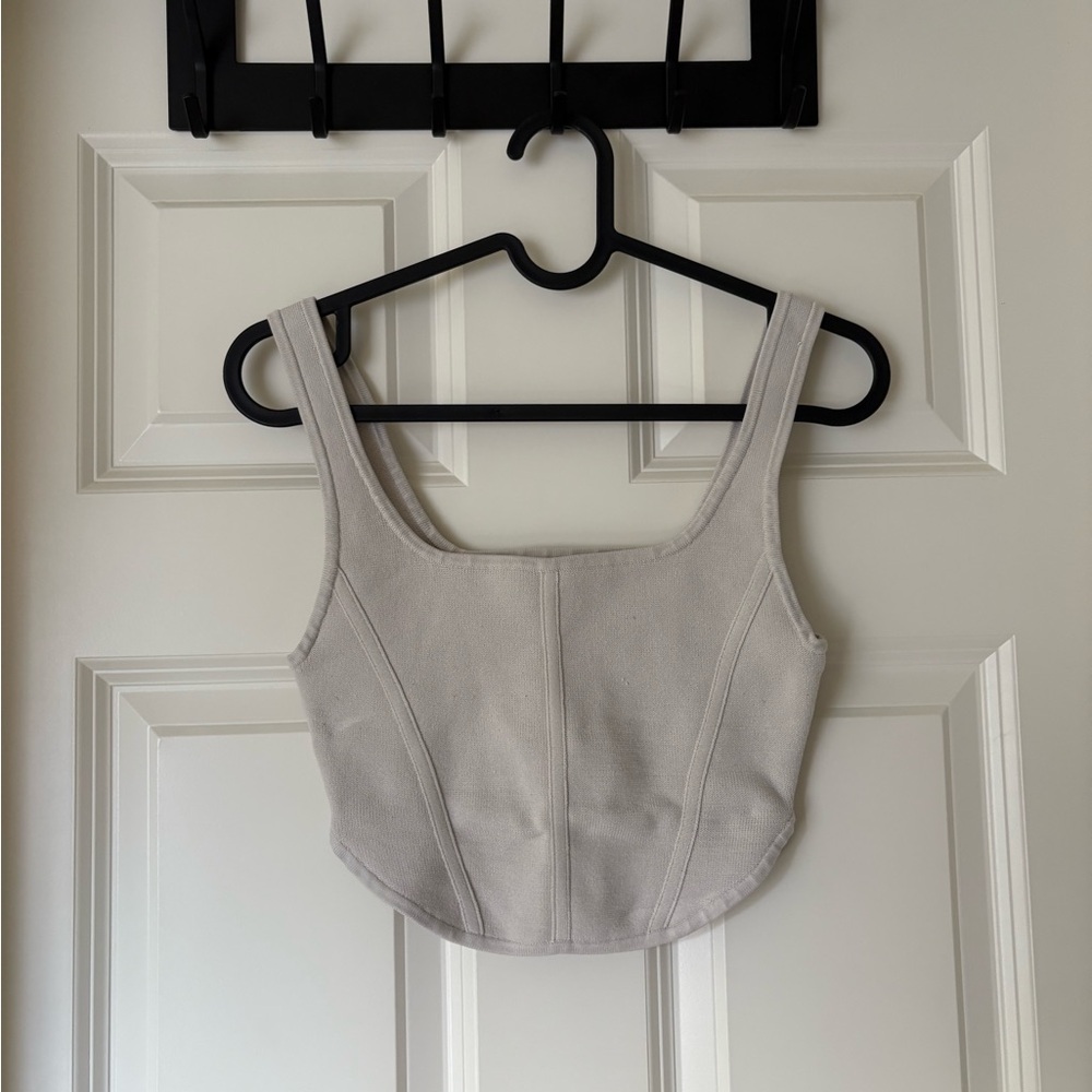 Babaton Sculpt Knit Bustier Tank